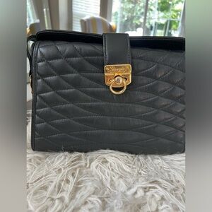 Vintage Giorgio, Beverly Hills  Purse Black Patent Leather jewel 2000’s
